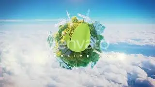 5085   Green Planet Ecology Logo Reveal personalized this logo reveal animation intro