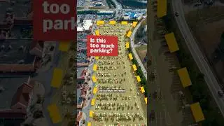 Have you noticed the true size of parking lots?