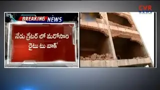 Right to Walk Conduct in GHMC Today | Hyderabad | CVR NEWS