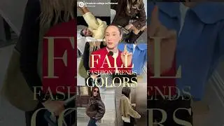 Fashion Trends Fall 2025 - COLORS 🫒🧈🫐 #fashiontrends #2025trends #falltrends #trends2025