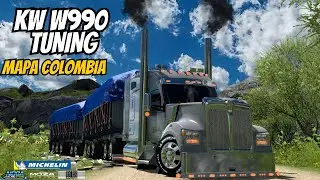 🔴LIVE🔴ATS 1.54 KW W990 MAPA COLOMBIA #americantrucksimulator  #eurotrucksimulator2 #truck #steam