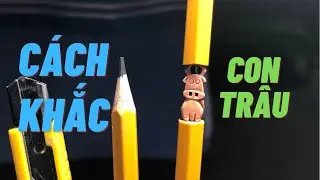 Khắc b&uacute;t ch&igrave; Con Tr&acirc;u | Seri 12 con gi&aacute;p Chibi