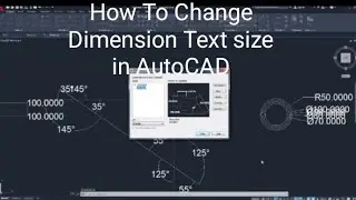 AutoCAD Tutorial Change the Scale of Dimension , How to Set Dimension Setting in AutoCad, Unit scale