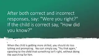 KVEC's Reading Recovery - Self Monitoring
