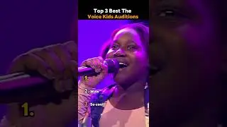 Top 3 Best The Voice Kids Auditions  #thevoice #singing #ranking #shorts