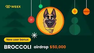 FREE $50,000 WEEX Airdrop 🎁 | How to Join the BROCCOLI Trading Campaign