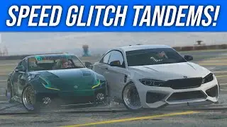 GTA 5: INSANE Drift Meet - SPEED GLITCH Tandems!