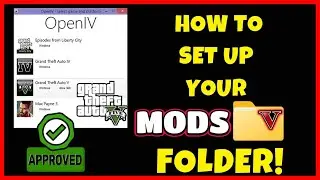 Как создать папку MODS для GTA 5 (OpenIV!) 👍