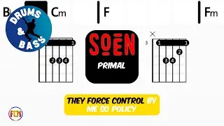 Soen - Primal &bull; Bass & Drums | Scrolling Guitar Chords & Lyrics