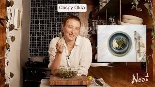 Simple Crispy Slime Free Okra - Nootritious And Delicious