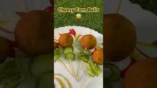 Tea time snack recipe&mdash;Cheesy Corn Balls! #shots #recipe #food #teatimesnacks #yummy #easy #nutrition