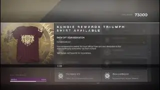 Destiny 2 Bungie Rewards Triumph Shirt Triumph 20190731