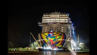 MEYER WERFT &Uuml;berf&uuml;hrung / River Ems Conveyance Norwegian Encore