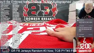 2022 Gold Rush Autographed Football Jersey Series 4 Random Team #3 Case Break 12 16 22