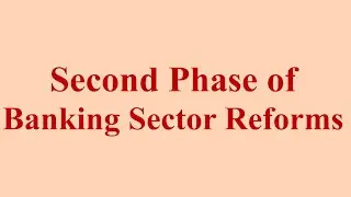 Second Phase of Banking Sector Reforms, Narrow Banking, Small Local Banks etc.