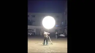 1000W Super Bright LED Balloon Light Tower Work Light with Lifting Handle Tripod