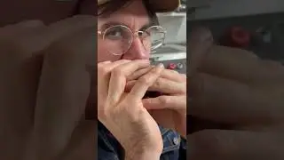 Fast triplet lick on the chromatic harmonica 🎵😀🎵 #harmonica