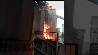 Coke Oven Hot Coke Pushing!!#instagram #youtuber #comedy #shortvideo #vlog #viralvideo