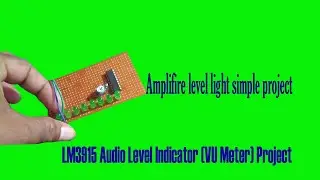 LM3915 Audio Level Indicator | DIY LED VU Meter Circuit | Amplifier Sound Level Light
