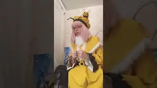 Урааа я сшила пчеку из super sus) #music #song #cosplay #genshinimpact #genshin #геншин #косплей