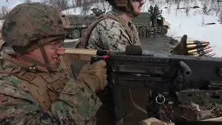 Swift Response: U S  Marines Unleash Live Fire Power in Norway