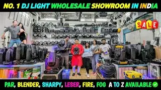No.1 Dj Light Wholesale Showroom In India / Dj Light / Kolkata Light Market / Sharpy Light Price