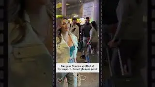 Kangana Sharma spotted at the airport &mdash; travel glam on point