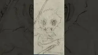 Tanjiro Inosuk Zenitsu drawing #demon slayer #anime
