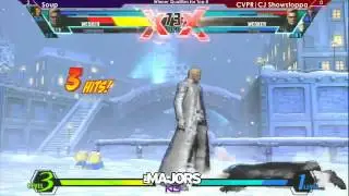 NWM4 - UMvC3 Semis - Soup (DOR/WES/AKU) vs CVPR|CJ Showstoppa (WES/VER/MAG)