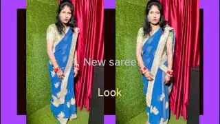 Saree Drape Tutorial new triks pullu 🥻Draping #youtube #video #like
