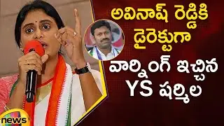 YS Sharmila Serious Warning To Avinash Reddy | YCP Vs Congress | AP Elections 2024 | Mango News