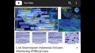Live Seismogram Indonesia Volcano Monitoring #Official crew