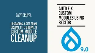 Drupal 8 to 9 upgrade Fixing Custom Modules with Drupal Rector