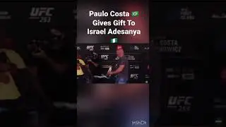 Paulo Has Gift For Izzy #paulocosta #israeladesanya #ufc #ufcshorts #brazil #nigeria #ufc253 #mma