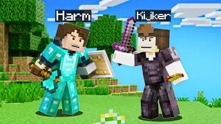 DIAMOND vs NETHERITE GEVECHT IN MINECRAFT