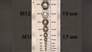 nut and size with mm