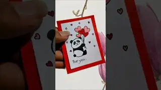 The Sweetest Love Card Idea You&rsquo;ll See Today 💌💖🥰 #diy #shorts