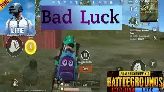 Today my bad luck squad vs squad |PUBG MOBILE LITE GAMEPLAY