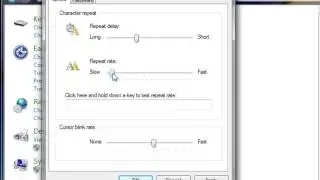 Windows 7 Change keyboard settings