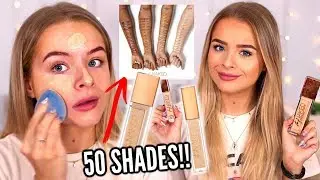 NEW URBAN DECAY STAY NAKED FOUNDATION + CONCEALERS!! (8 HOUR WEAR TEST)
