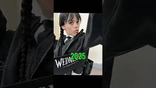 Evolution of Wednesday 2025-2004 😱#wednesday #jennaortega #shorts