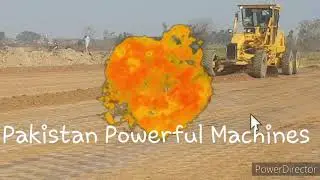 How to make a road | By Caterpillar 140G | Lahore LDA City work | Pakistan Powerful Machines