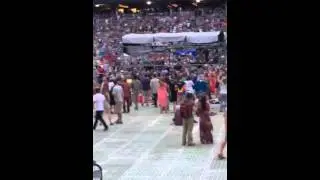 Preshow security chase Phish Dicks 8/30/14
