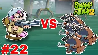 NEW CHARACTER GRANNY VS WOLVERINES WITH AK47s SWAMP ATTACK 2 GAMEPLAY#22 EPISODE 3 LEVEL 136 TO 144