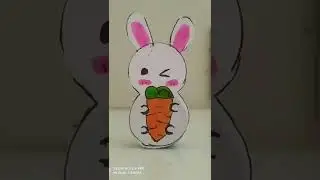 How to make cute paper Dancing Toy🐰🥰
