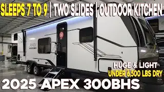 Great Family Travel Trailer 2025 Apex 300BHS bunkhouse camper by Coachmen RVs at Couchs RV Nation