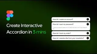 How to create Responsive & Interactive Accordion in Figma