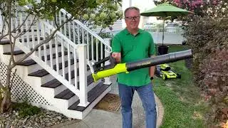 Sun Joe 24V Cordless Air Turbine Jet Blower with Battery on QVC