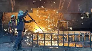 Blast Furnace 5's final cast