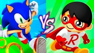 Tag with Ryan vs Sonic Dash